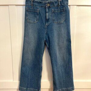 Anthorpologie PILCRO Sailor Jeans Wide Leg size 30